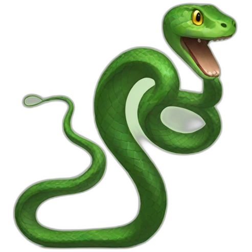 standing snake emoji