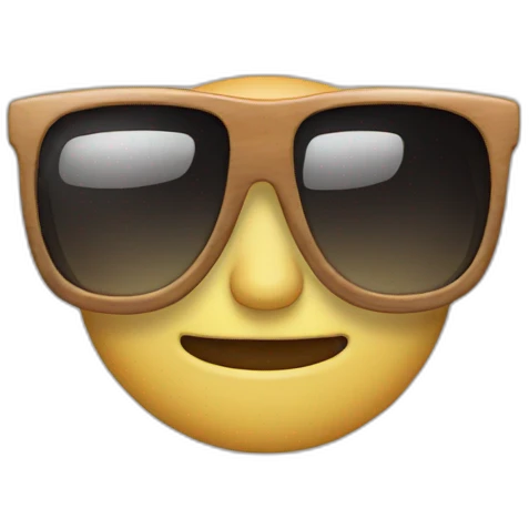 Sunglasses emoji