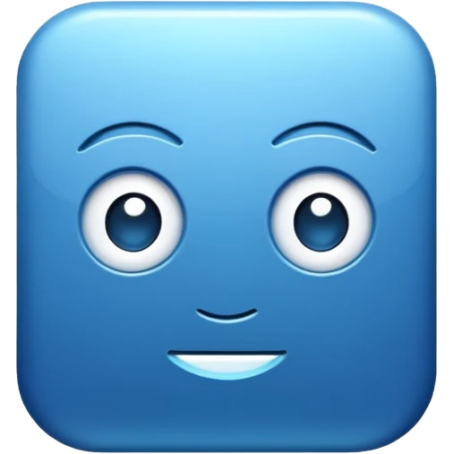 tech blue  emoji