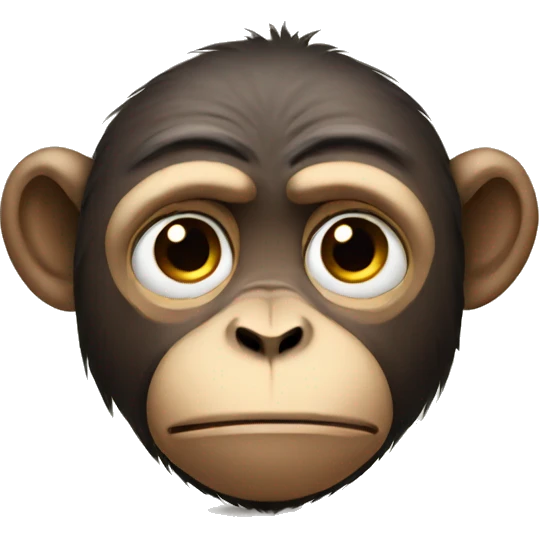 sad monkey  emoji