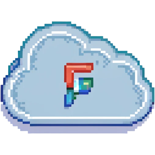 A cloud with a YouTube play button symbol inside it, representing views on YouTube emoji