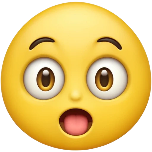 Hungry yellow emoji emoji