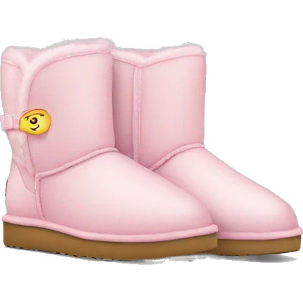 light pink uggs emoji