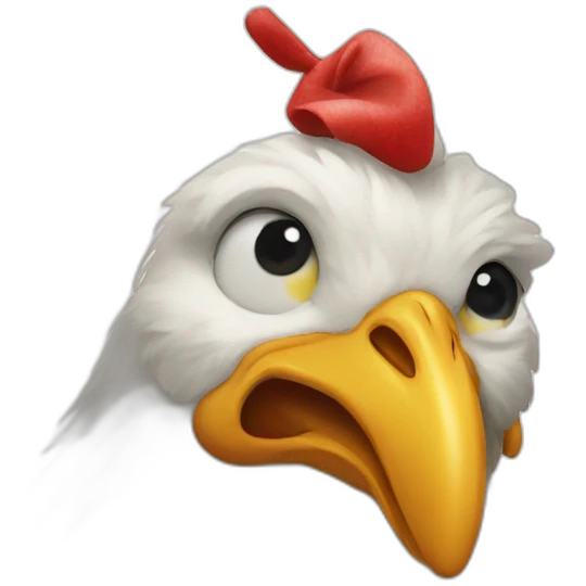 poule noël emoji