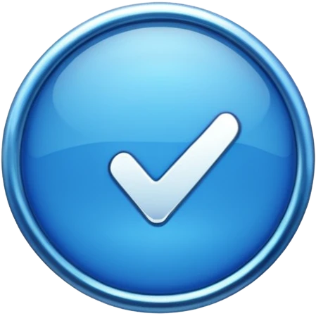 A verified badge emoji