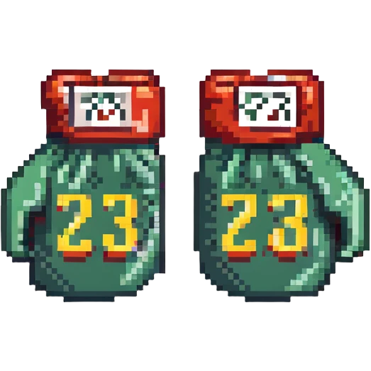 боксерские перчатки с надписью "23", no background emoji