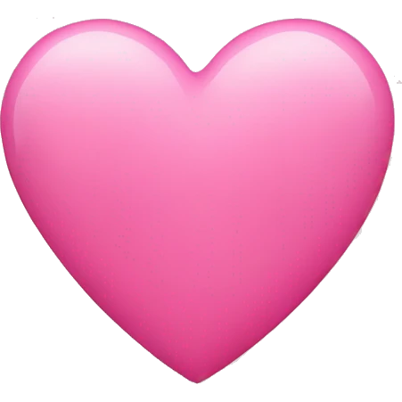 Pink heart emoji
