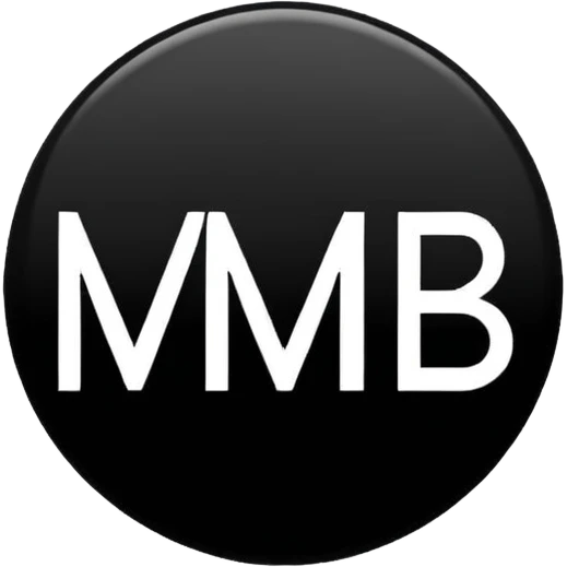 Black circle with “MB” written on in the middle of it. Nothing else no holes or anything. emoji