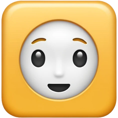 Blue backround an a sqware in the middle white sqware emoji