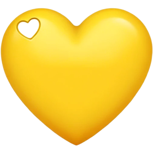 Yellow heart emoji