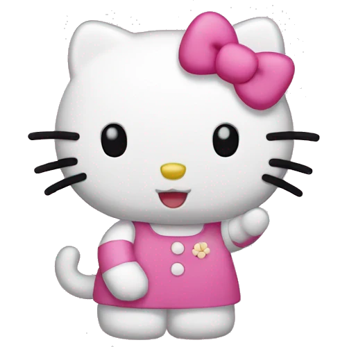 Hello kitty emoji