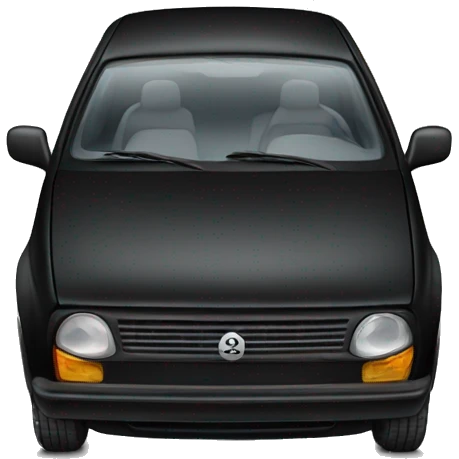 Black polo car emoji
