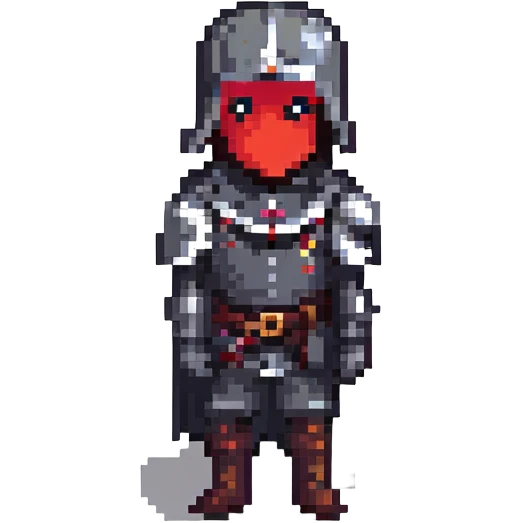 chevalier noir avec une pose héroïque emoji