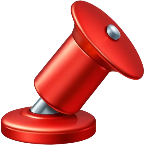 tachuela roja ubicacion  emoji