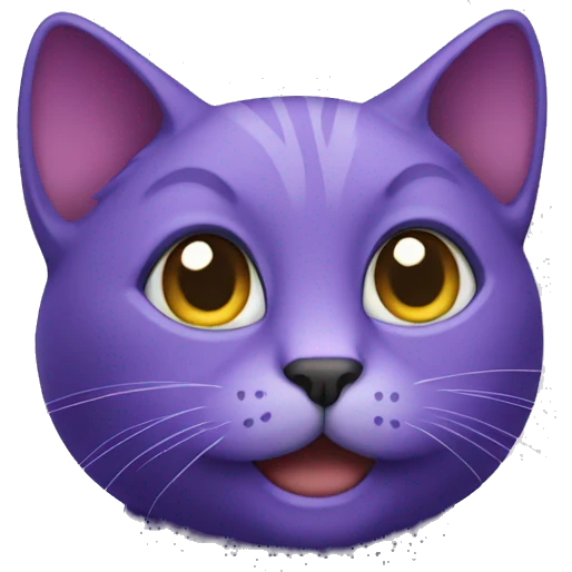 purple cat emoji