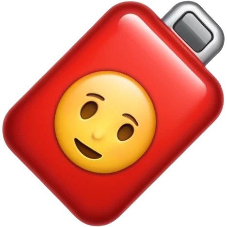 I want a emoji of low battery with red color emoji