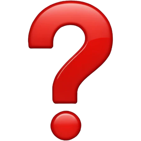 quetion emoji red emoji