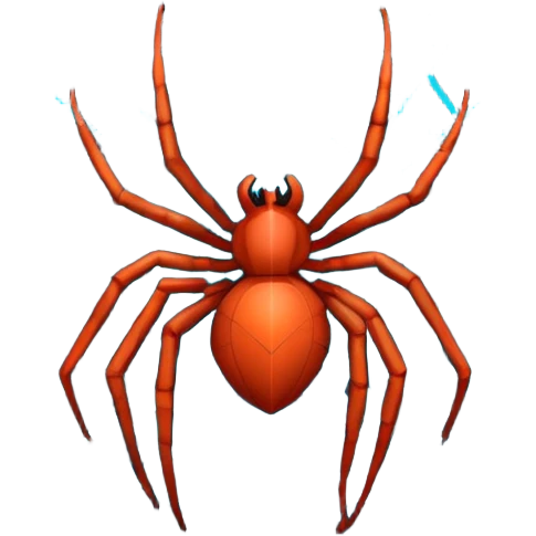 spider's web made of lasers, side view emoji