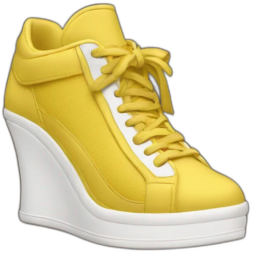 Sneaker with high heels emoji