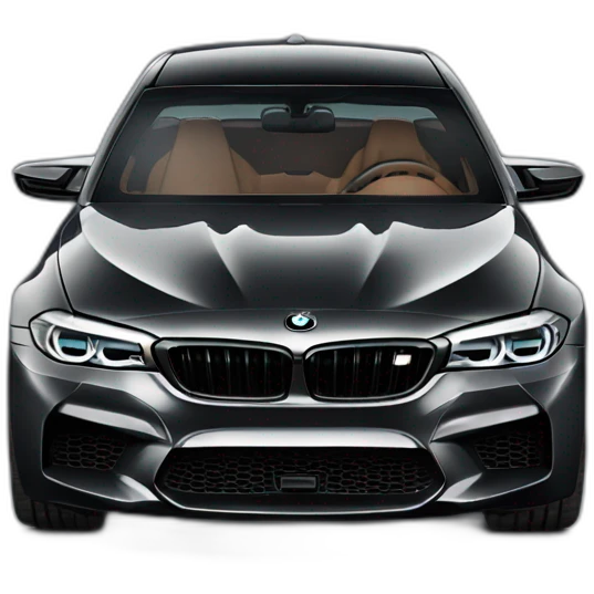 black bmw m5 emoji