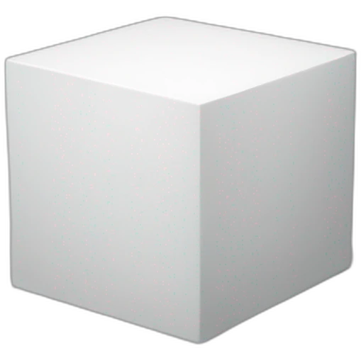 White cube emoji