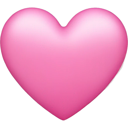 Pink heart  emoji