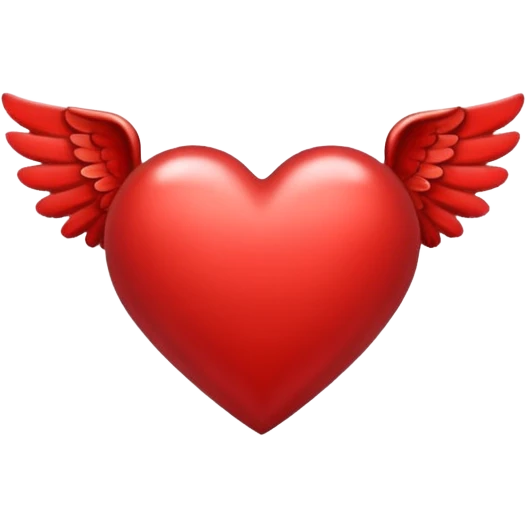 heart with angel wings emoji