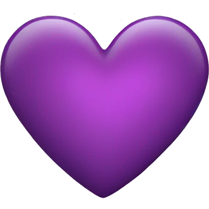 Purplw heart emoji