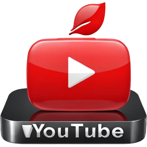 A youtube logo emoji