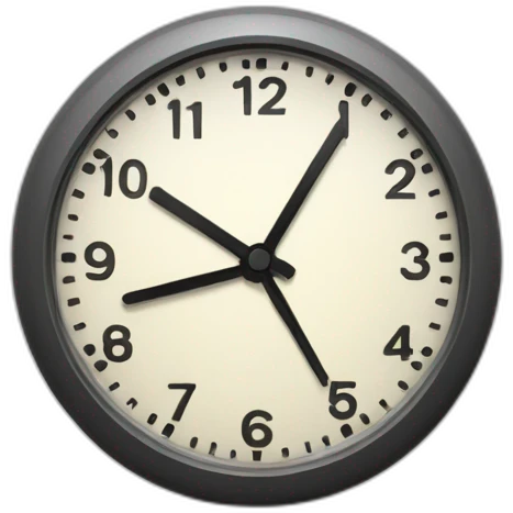 Clock with a subscript of 15 emoji
