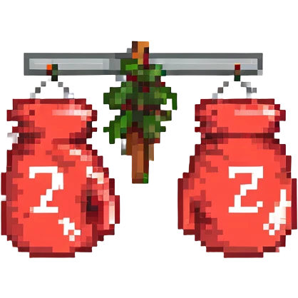 красные боксерские перчатки с надписью "23", no background emoji