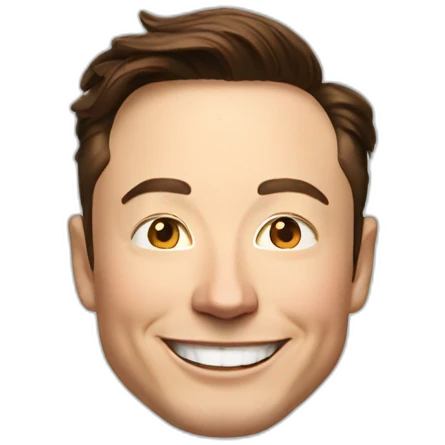 elon musk smiling emoji