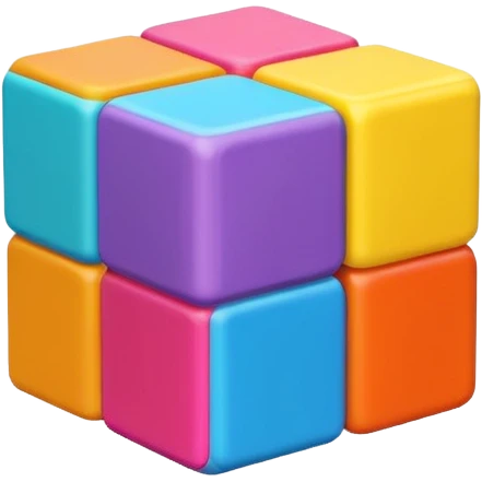 Flat design style toy emoji