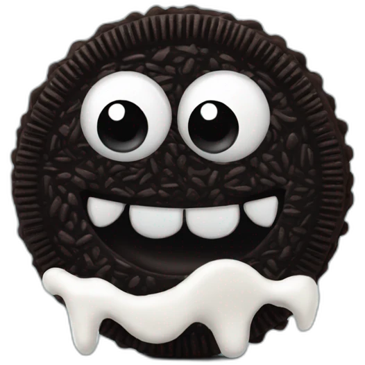 Oreo monster emoji