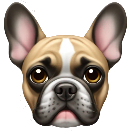 French bulldog emoji
