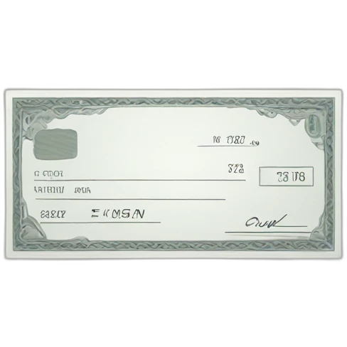 cheque emoji