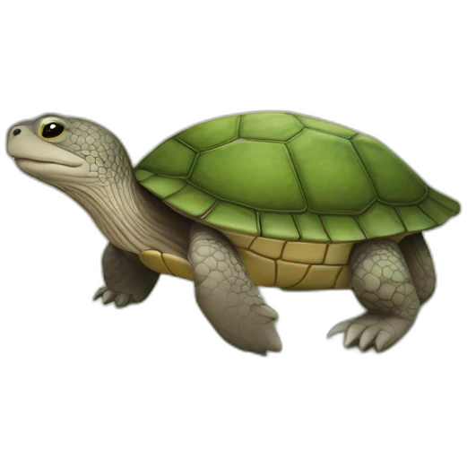 Tortue sur loutre emoji