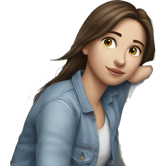 girl in car interior emoji