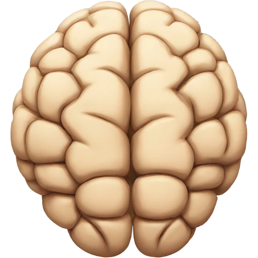 Strong brain emoji