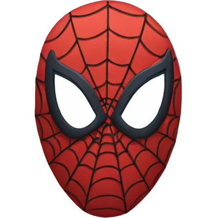 Spiderman mask emoji