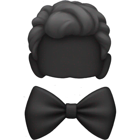 Black bow  emoji