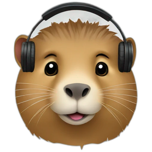 capybara dj emoji