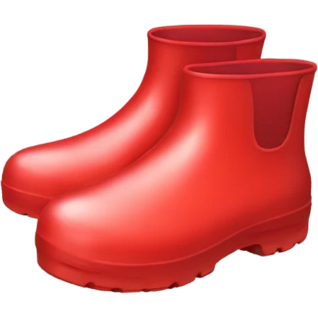 Red Galoshes emoji