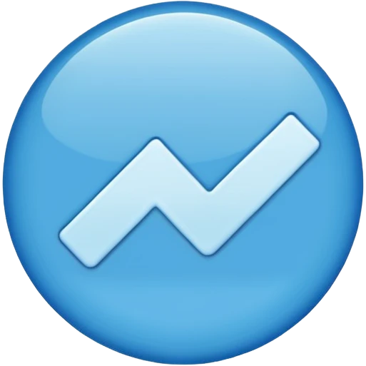 Blue check mark emoji