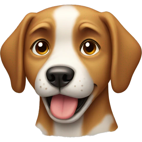 Dog crying emoji