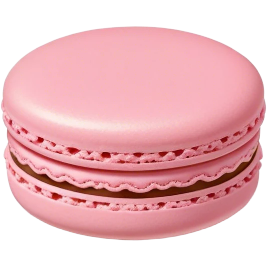 Light pink macaron emoji