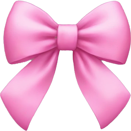 pink bow emoji