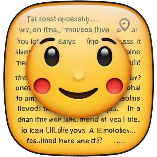 The words Shows over emoji