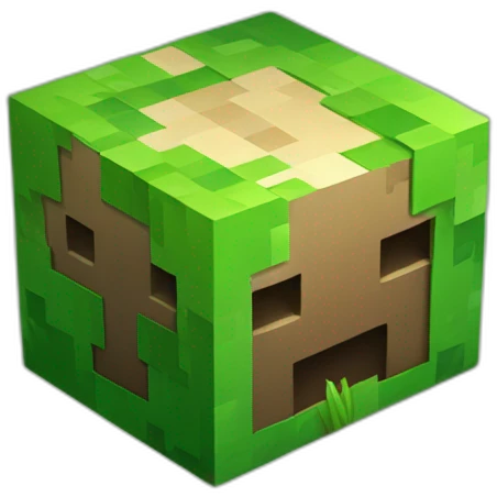 Minecraft grass block emoji