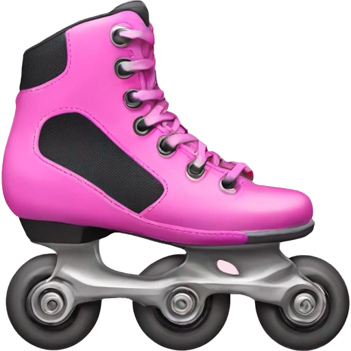 Pink inline skate  emoji